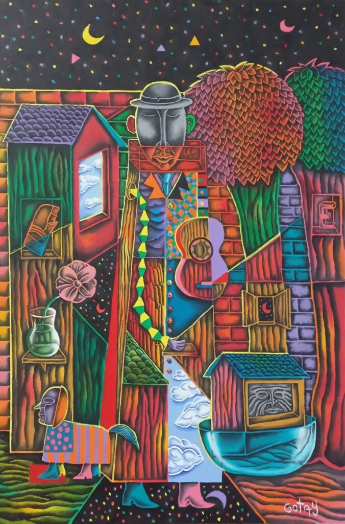 The geometry that colors the sleep of stars